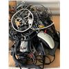 Image 2 : BOX OF WALKIE TALKIES, ELECTRONIC CORDS