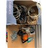 Image 1 : BOX OF ELECTRICAL CORDS +++
