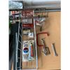 Image 2 : BOX OF MISC TOOLS, BRACKETS+++