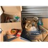 Image 1 : BOX OF SHELVING BRACKETS, BOLTS AND BRACKETS