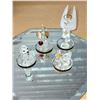 Image 1 : LOT OF 4 GLASS BARON GLASS FIGURINES