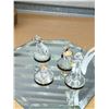 Image 3 : LOT OF 4 GLASS BARON GLASS FIGURINES