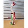 Image 1 : VERY TALL BLOWN GLASS ROOSTER FROM THE MIDDLE EAST