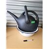 Image 1 : VINTAGE ENAMEL POT WITH FISKARS WATERING CAN