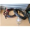 Image 1 : SET OF JUMPER CABLES AND TROUBLE LIGHT