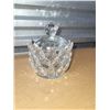 Image 1 : GORGEOUS LIDDED CRYSTAL CANDLE HOLDER
