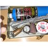 Image 2 : VINTAGE METAL TOOL BOX WITH WEDING SUPPLIES