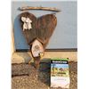 NEW IN BOX SCARE CROW ANIMAL DETERRENT AND WOODEN DECOR