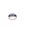 Image 4 : 2.04ct Blue Sapphire 18K WG 4.6gm Ring