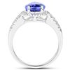 Image 2 : 3.62ct Tanzanite 14K White Gold Ring