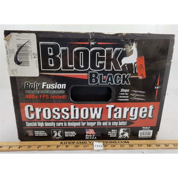 BLOCK BACK CROSSBOW TARGET