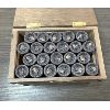 Image 2 : AMMO: 22 X DAISY BBs - STEEL AIR GUN SHOT - COLLECTIBLE WOOD BOX 