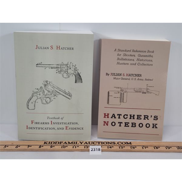 Hatcher's Notebook LOT OF 2 - PUBLICATIONS - HATCHER'S NOTEBOOK & FIREARMS INVESTIGATION ...