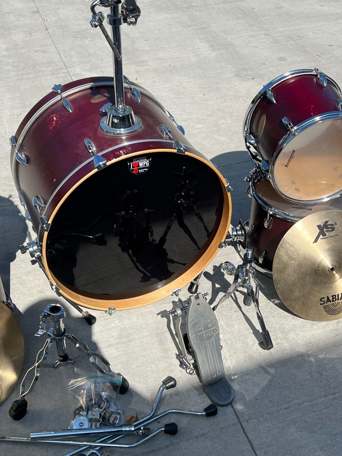 Ludwig Drums & Accessories as pictured Played condition please see