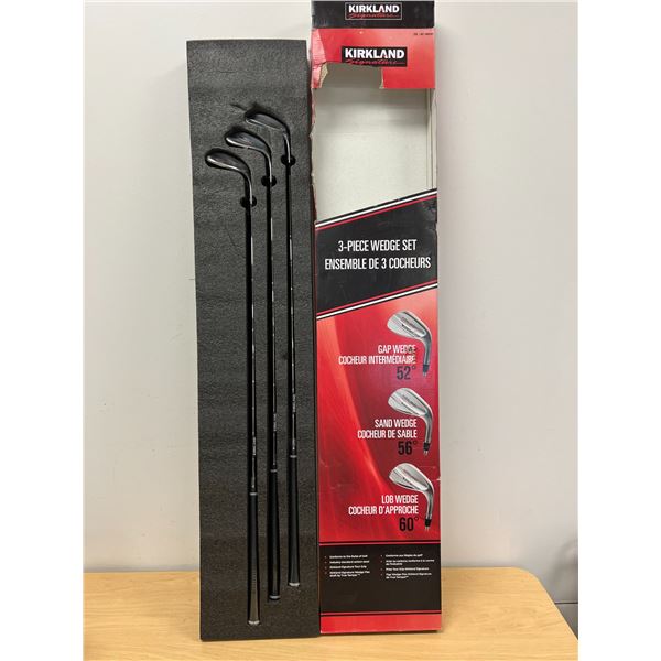 Kirkland 3Piece Wedge Set Golf Clubs Look new see photos