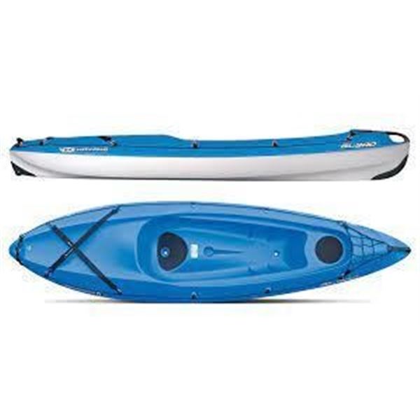 BIC BILBAO sit on top Kayak ( BLUE) - specs: 9'10"L, 34" W, 46Lbs Weight, 264lbslbs Capacity, 1 adul