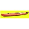Image 1 : KIWI KOPAPA Kayak sit in Model (RED) - Specs 8'7" L , 27" Wide, 12" Depth, 33Lbs Weight, 16"x35" Coc