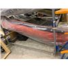 Image 4 : Sportspal Aluminum 12 ft pointed canoe (RED) - SPECS: 11'6", 38" width, 13" Deep, 34lbs weight, 500L