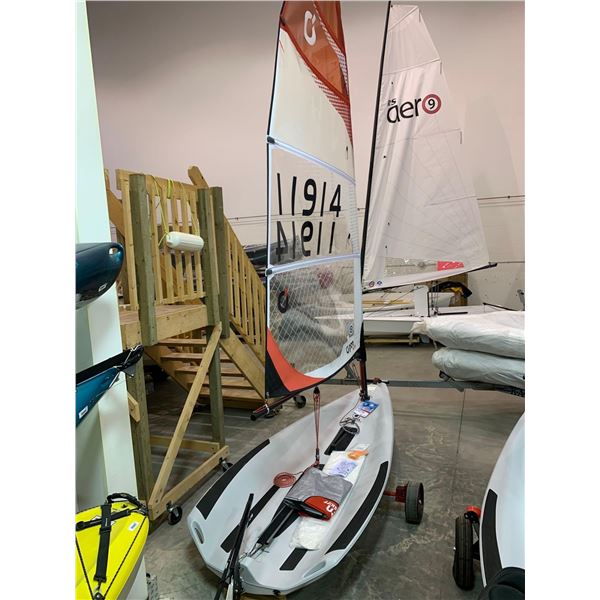 OPEN BIC Dinghy Sail Boat - Specs: 2.75M L, 1.14M W, 45KG weight, 90KG capacity NEW in SHOWROOM as s