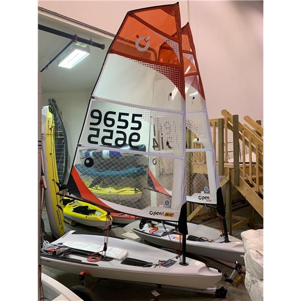 OPEN BIC Dinghy Sail Boat - Specs: 2.75M L, 1.14M W, 45KG weight, 90KG capacity NEW in SHOWROOM as s