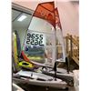 Image 1 : OPEN BIC Dinghy Sail Boat - Specs: 2.75M L, 1.14M W, 45KG weight, 90KG capacity NEW in SHOWROOM as s
