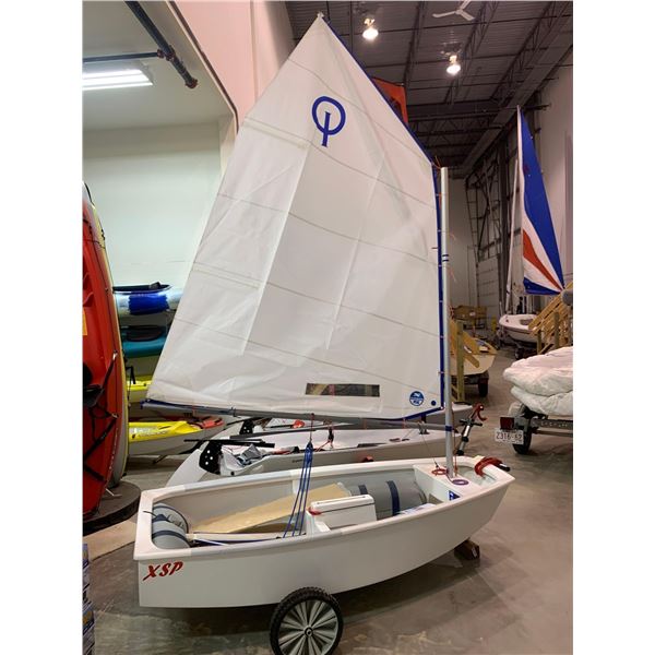 EXTREME OPTIMIST Dinghy Sail Boat - IOD95 Optimist, 2.31M L , 35KG Weight, Complete with sail, riggi