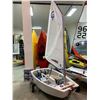 Image 2 : EXTREME OPTIMIST Dinghy Sail Boat - IOD95 Optimist, 2.31M L , 35KG Weight, Complete with sail, riggi