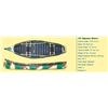 Image 3 : Sportspal Aluminum 12 ft square stern canoe (RED) - SPECS: 11'8", 38" width, 13" Deep, 37lbs weight,