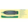 Image 2 : Sportspal Aluminum 14 ft Wide Transom canoe (RED) - SPECS: 13'8", 38" width, 13" Deep, 56lbs weight,