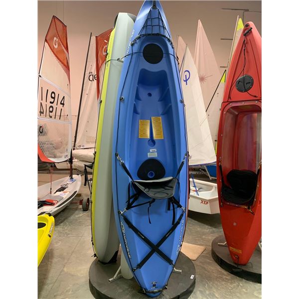 BIC BILBAO sit on top Kayak ( BLUE) - specs: 9'10"L, 34" W, 46Lbs Weight, 264lbslbs Capacity, 1 adul