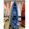 Image 1 : BIC BILBAO sit on top Kayak ( BLUE) - specs: 9'10"L, 34" W, 46Lbs Weight, 264lbslbs Capacity, 1 adul