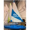 Image 1 : RS Q'ba Sail Boat - Specs: 3.53m L, 1.42. Beam, 58kg weight, alloy mast & boom, includes sail and al