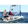 Image 2 : OPEN BIC Dinghy Sail Boat - Specs: 2.75M L, 1.14M W, 45KG weight, 90KG capacity NEW in PLASTIC inclu