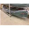 Image 3 : Sportspal Aluminum 14 ft pointed canoe (FOREST GREEN) - SPECS: 13'6", 38" width, 13" Deep, 41lbs wei