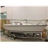 Image 2 : PRECISION 21 SAILBOAT WITH TRAILER - Specs: 20'9"L, 8'3" Beam - includes all sail and accessories an