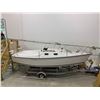 Image 3 : PRECISION 21 SAILBOAT WITH TRAILER - Specs: 20'9"L, 8'3" Beam - includes all sail and accessories an