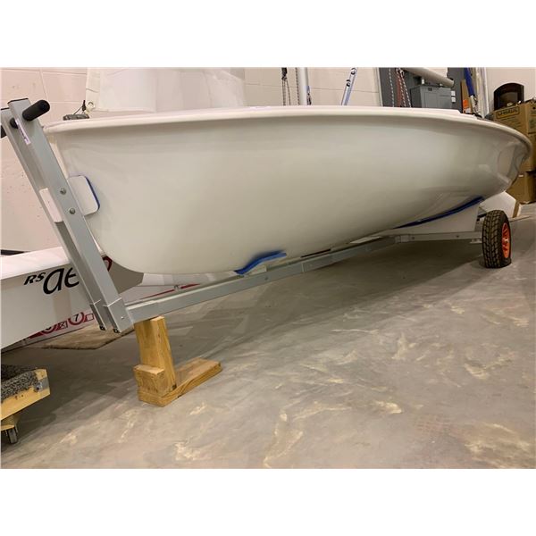 CLUB 420 SAILBOAT DOLLY - Aluminum, adjustable shank, Air Tires - NEW IN SHOWROOM