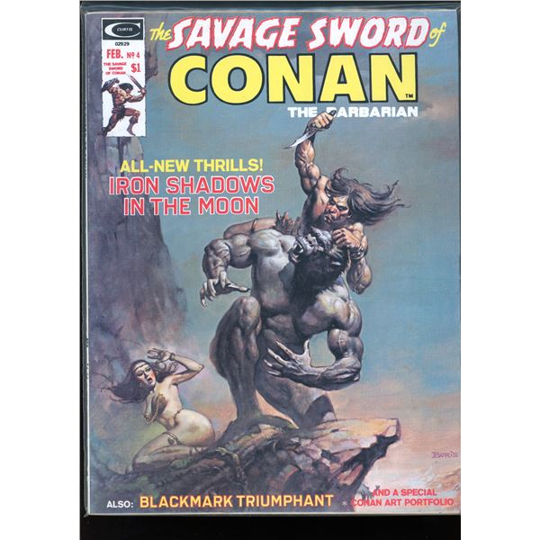 The Savage Sword Of Conan The Barbarian # 4