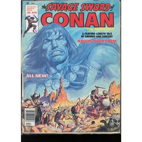 The Savage Sword Of Conan The Barbarian #36