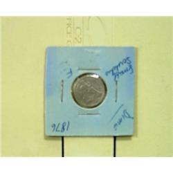 1876 SEATED LIBERTY DIME