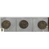 Image 1 : 1945/49/50 CDN 50-CENT COINS LOT OF 3