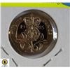 Image 1 : PROOF 70 SILVER 1985 GREAT BRITIAN 20 PENCE COIN