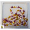 Image 1 : DYED PEARL NECKLACE 27"