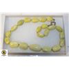 Image 1 : LEMON JADE KNOTTED NECKLACE 17"