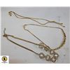 Image 1 : NECKLACES ROPE CHAIN LOT OF 3 ASSORTED