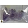 Image 1 : 3PCS RAW GEMSTONE NATURAL CLUSTER AMETHYST