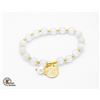 Image 1 : #295-WHITEMIXICO  OPAL BRACELET