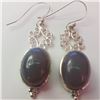 Image 1 : JP926-111 SILVER GEMSTONE EARRINGS