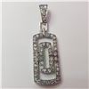 Image 1 : JP926-101 SILVER CZ PENDANT