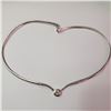 Image 1 : JP926-114 SILVER CZ NECKLACE